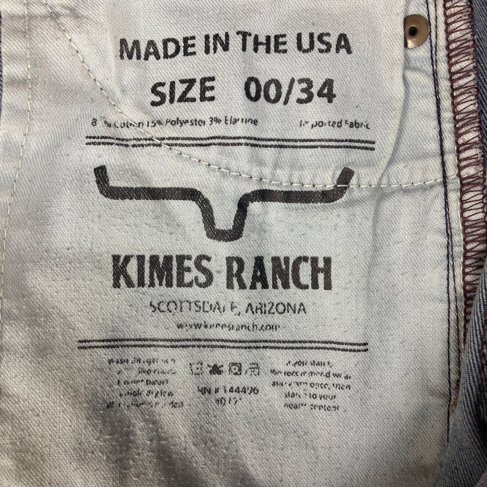 Kimes Ranch Chloe Bootcut Jeans Womens Size 00 34 Blue Denim Flare Leg - Picture 13 of 16